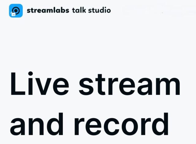 Streamlabs Talk Studio