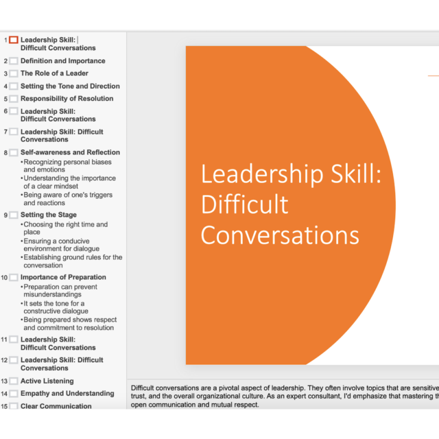 Leadership Skill: Difficult Conversations - Image 3