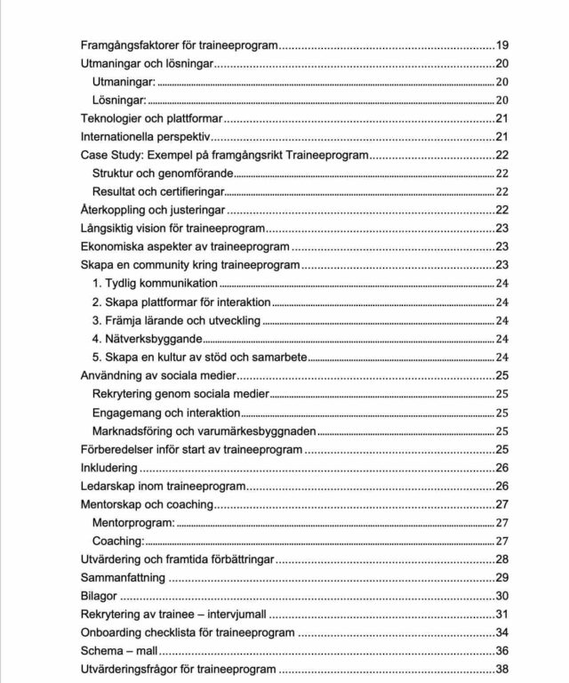 Skapa framgångsrika traineeprogram - Image 2