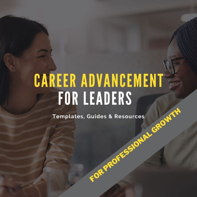 Career Advancement Toolkit Workbook for Leaders | Templates, Guides & Resources for Professional Growth